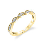 Vintage Inspired Wedding Band - Esme