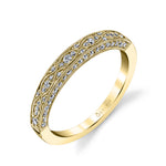 Vintage Inspired Wedding Band - Cheri