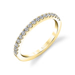 Classic Shared Prong Wedding Band - Alix