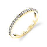 Classic Shared Prong Wedding Band - Alix