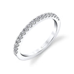 Classic Shared Prong Wedding Band - Alix