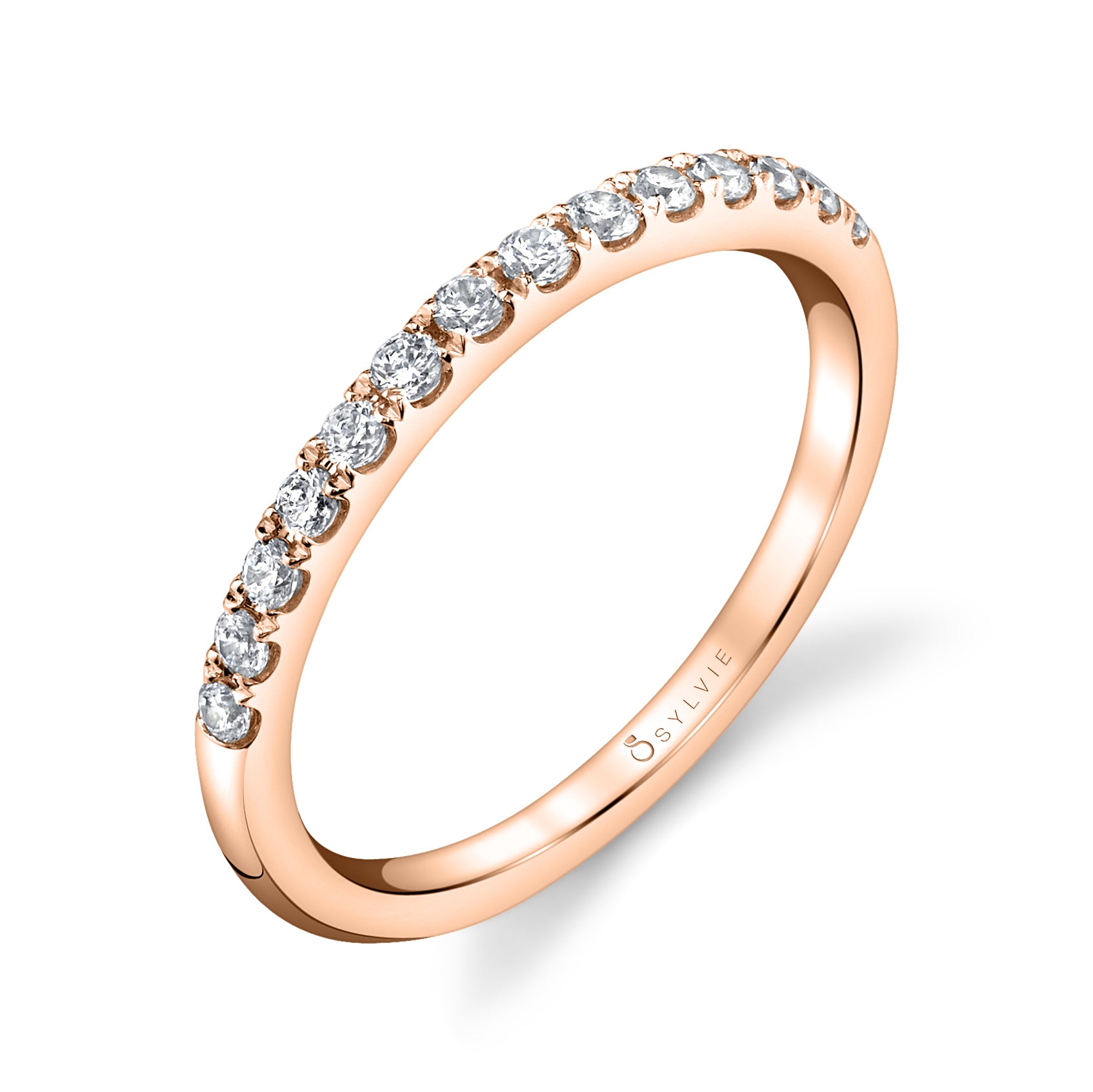 Classic Diamond Wedding Band - Celine