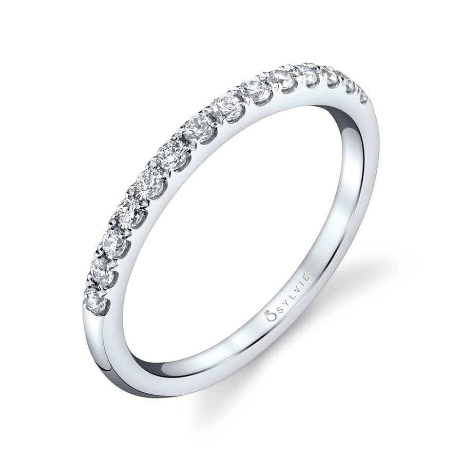 Classic Diamond Wedding Band - Celine