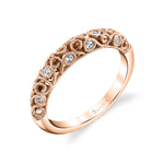 Vintage Inspired Wedding Band With Milgrain Detail - Jacqueline