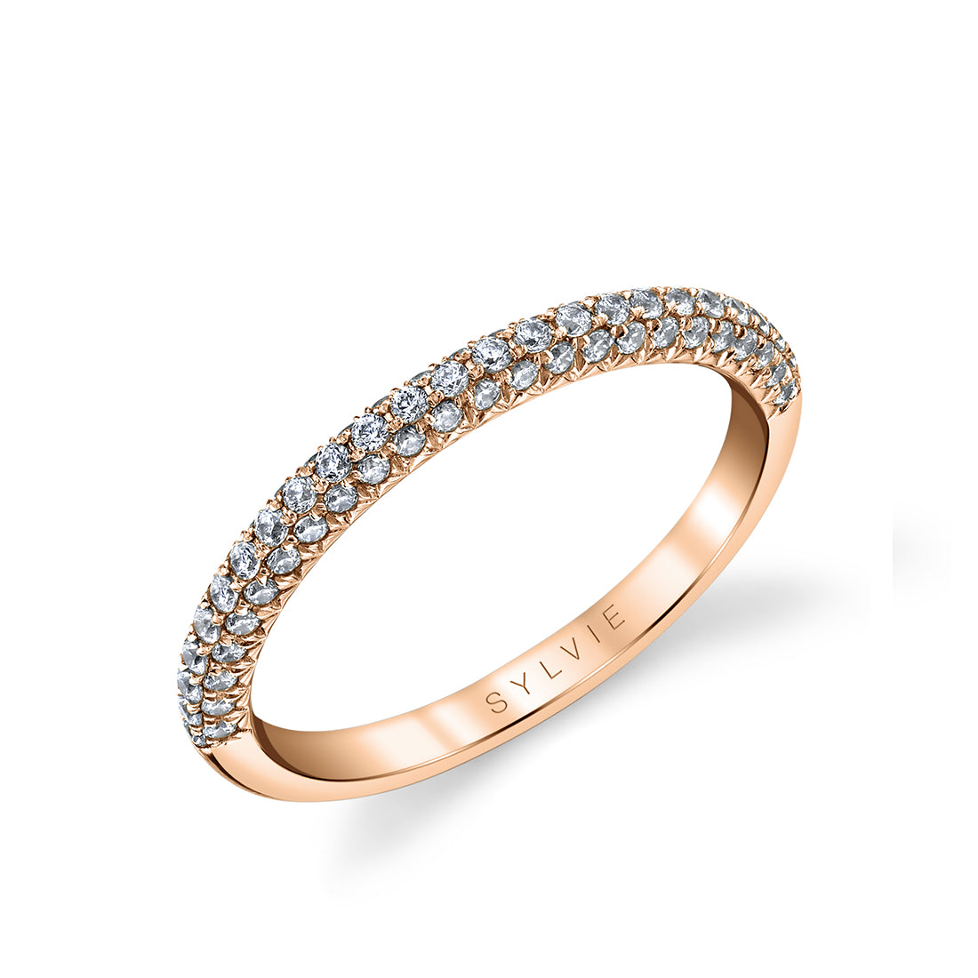 Classic Pave Wedding Band - Elienor