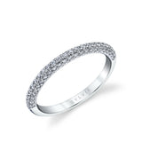 Classic Pave Wedding Band - Elienor