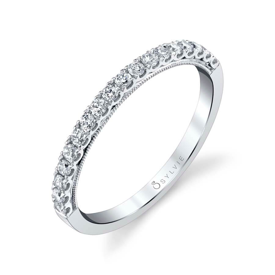 Classic Wedding Band with Milgrain Detail