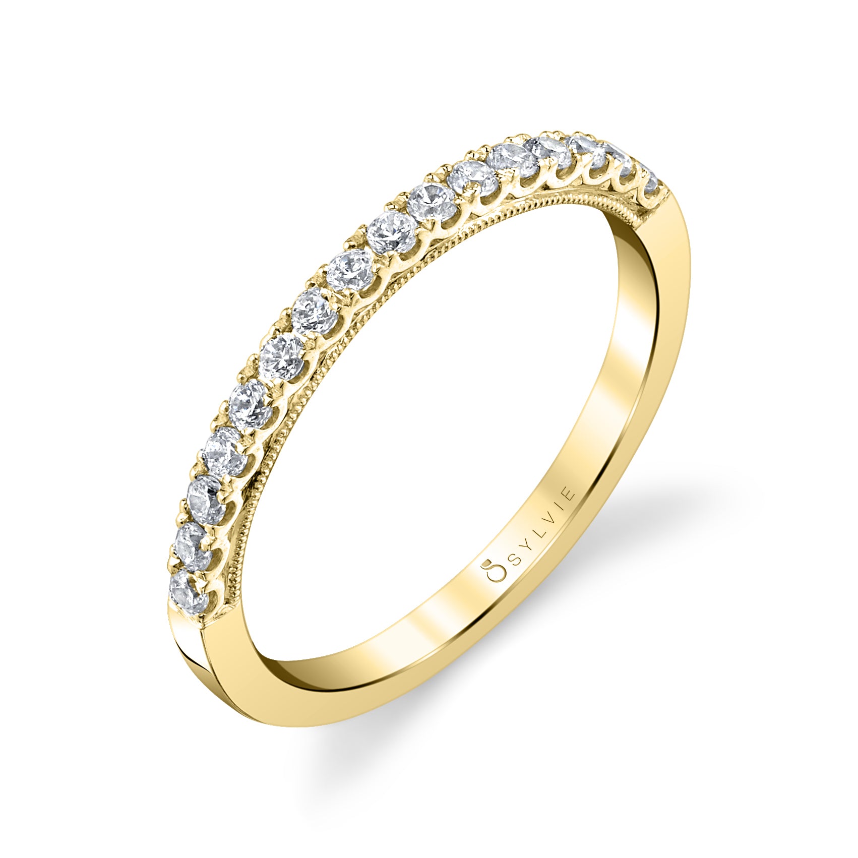 Classic Wedding Band with Milgrain Detail