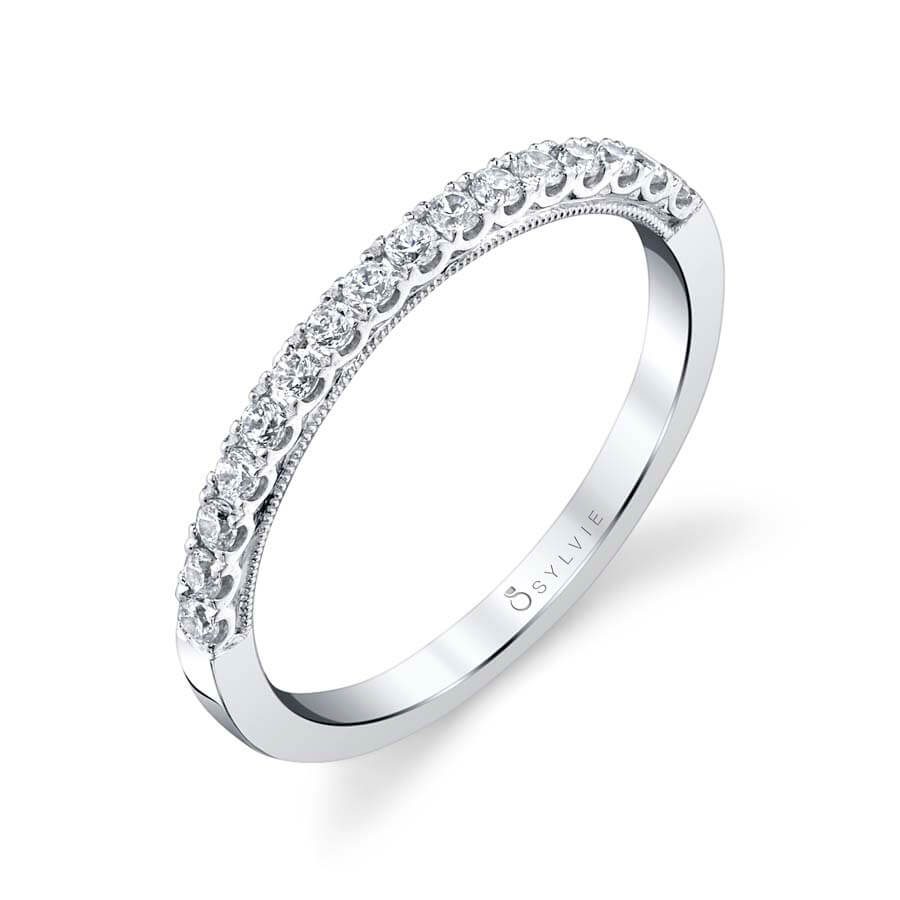 Classic Wedding Band with Milgrain Detail