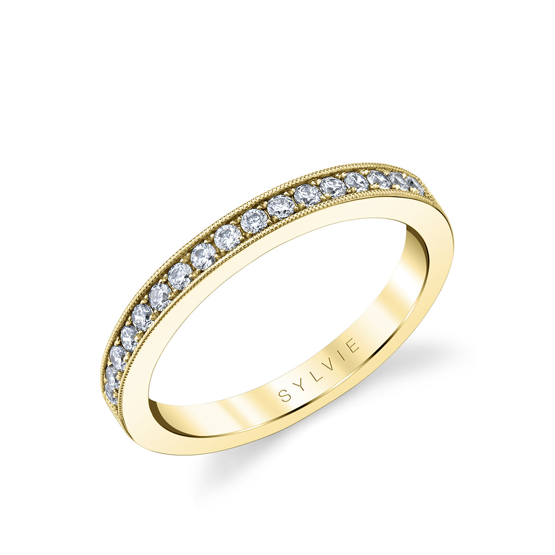 Classic Channel Set Wedding Band
