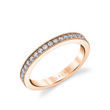 Classic Channel Set Wedding Band