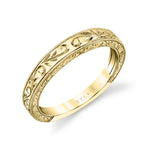 Hand Engraved Wedding Band