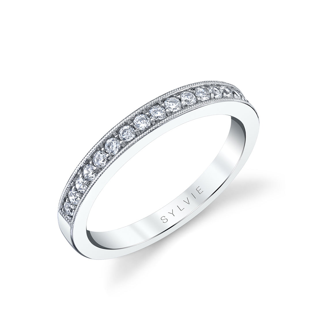 Classic Channel Set Wedding Band