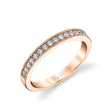 Classic Channel Set Wedding Band
