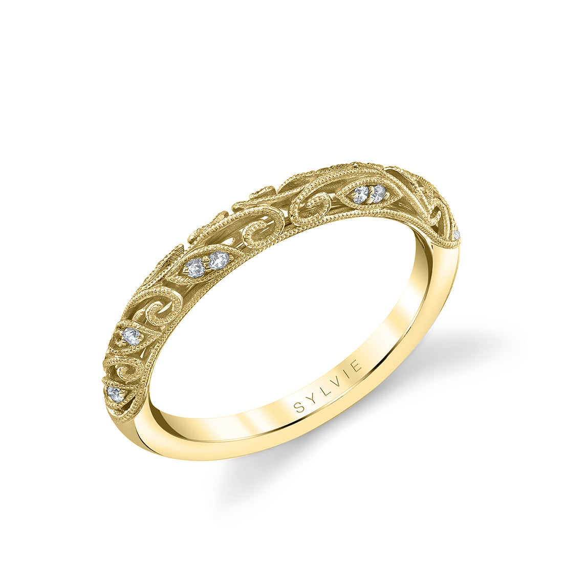 Unique Vintage Wedding Band