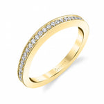 Classic Wedding Band with Milgrain Edge