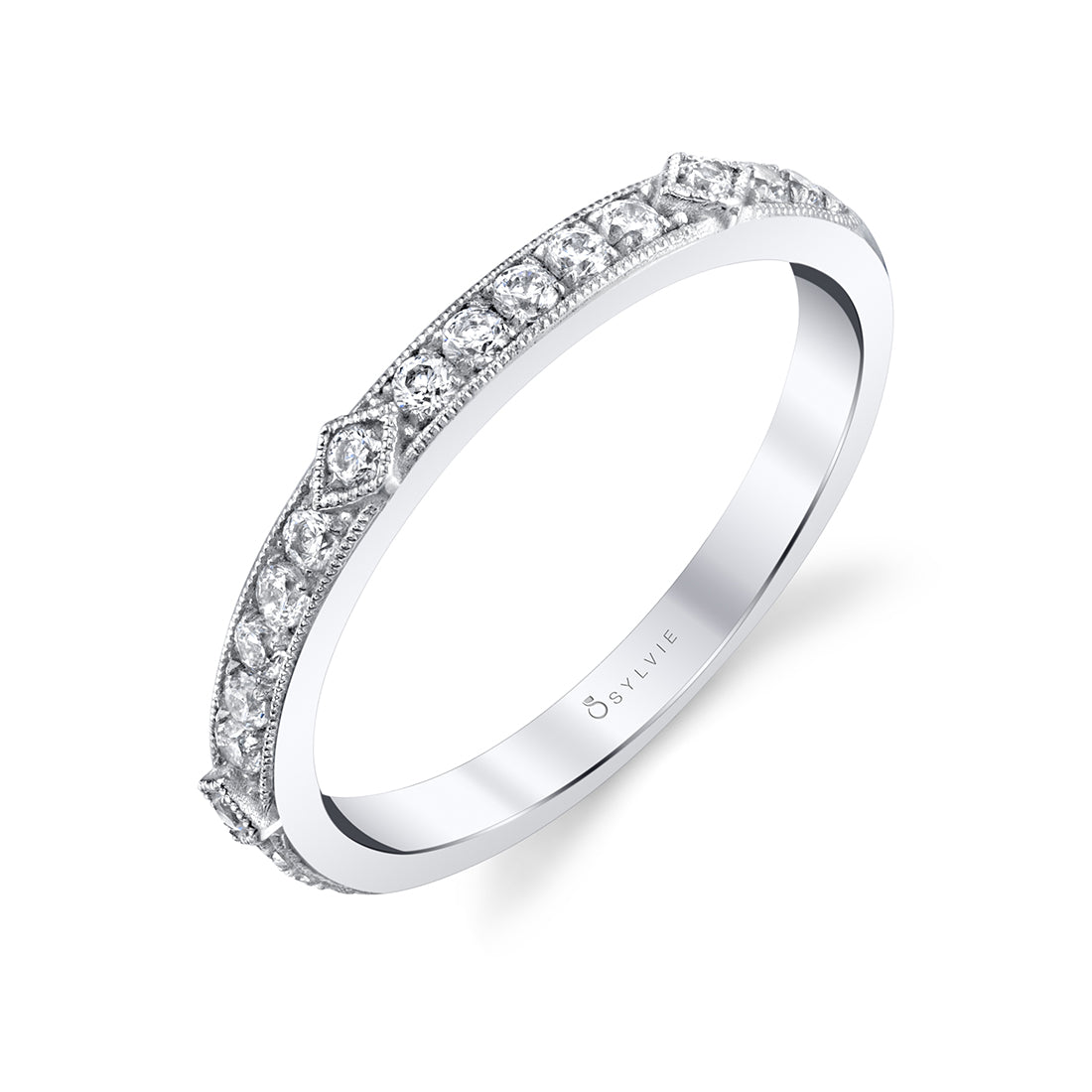 Unique Vintage Inspired Wedding Band