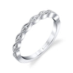 Unique Stackable Wedding Ring - Elena