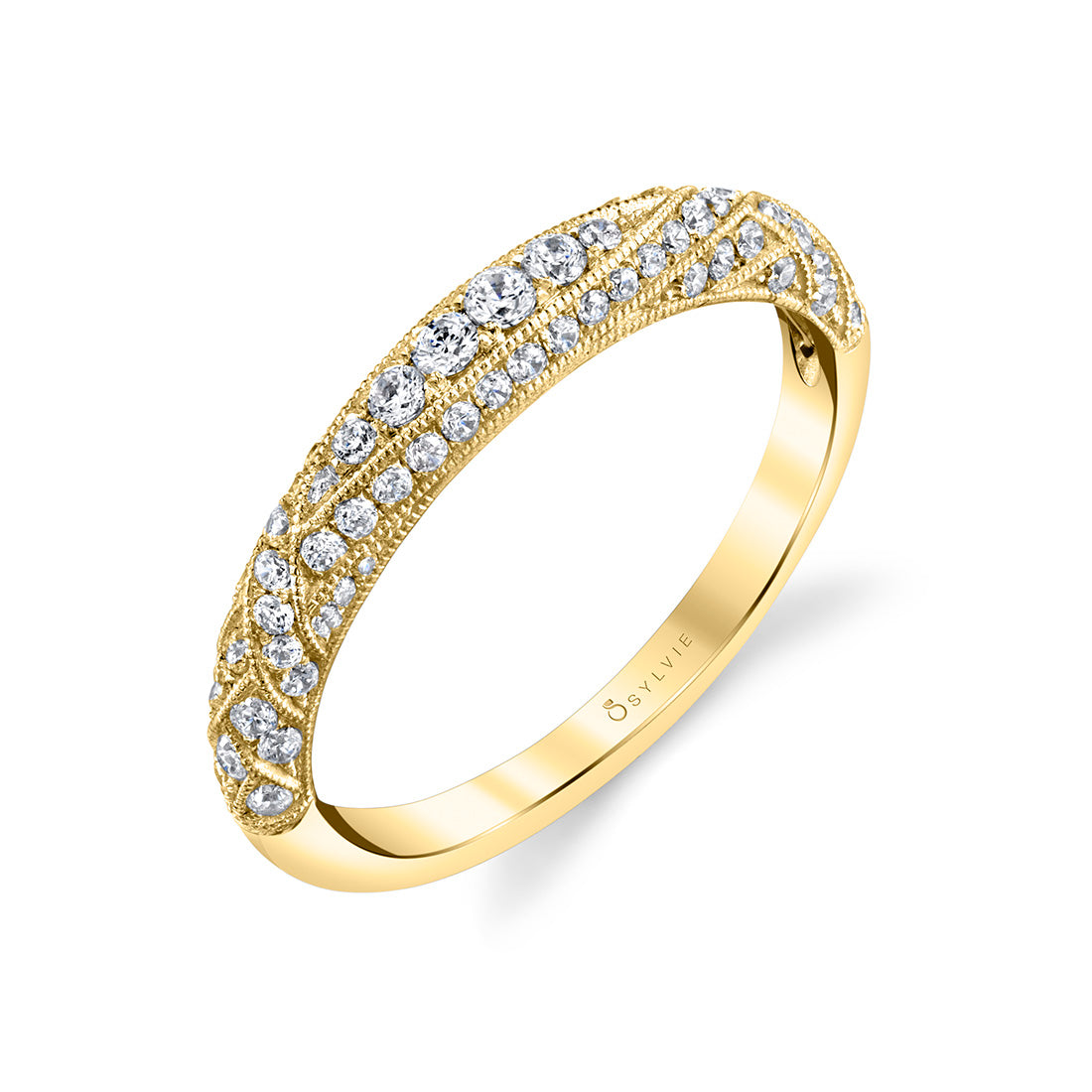 Vintage Diamond Wedding Band