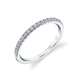 Pave Wedding Band