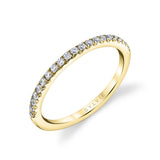 Pave Diamond Wedding Band