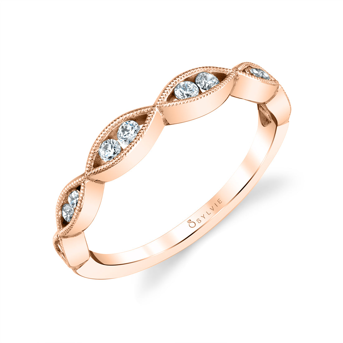Vintage Inspired Wedding Band - Harriete