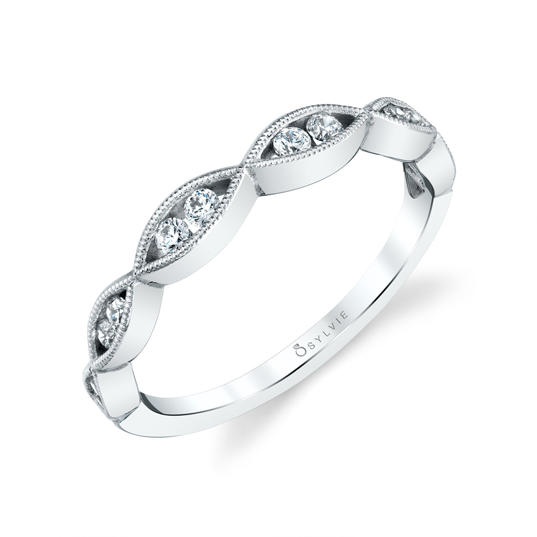Vintage Inspired Wedding Band - Harriete