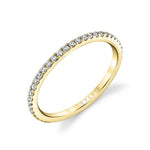 Thin Diamond Wedding Band