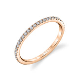 Thin Diamond Wedding Band