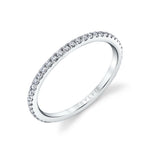 Thin Diamond Wedding Band
