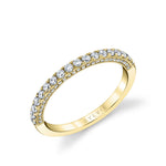 Pave Diamond Wedding Band