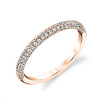 Micro Pave Wedding Band