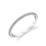 Thin Diamond Wedding Band