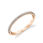 Thin Diamond Wedding Band