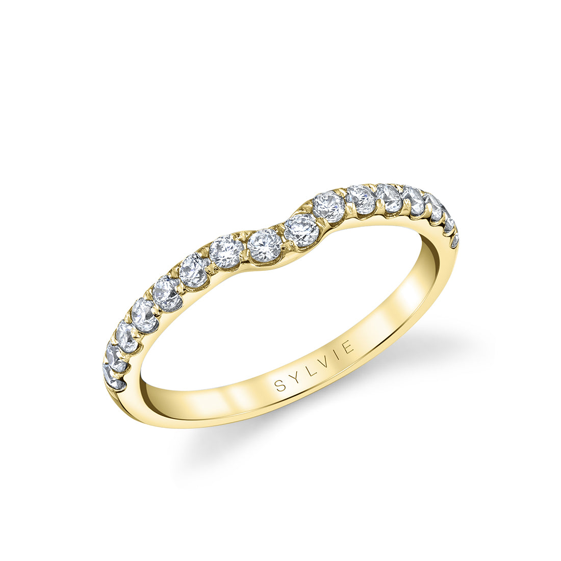 Thick Curved Wedding Band