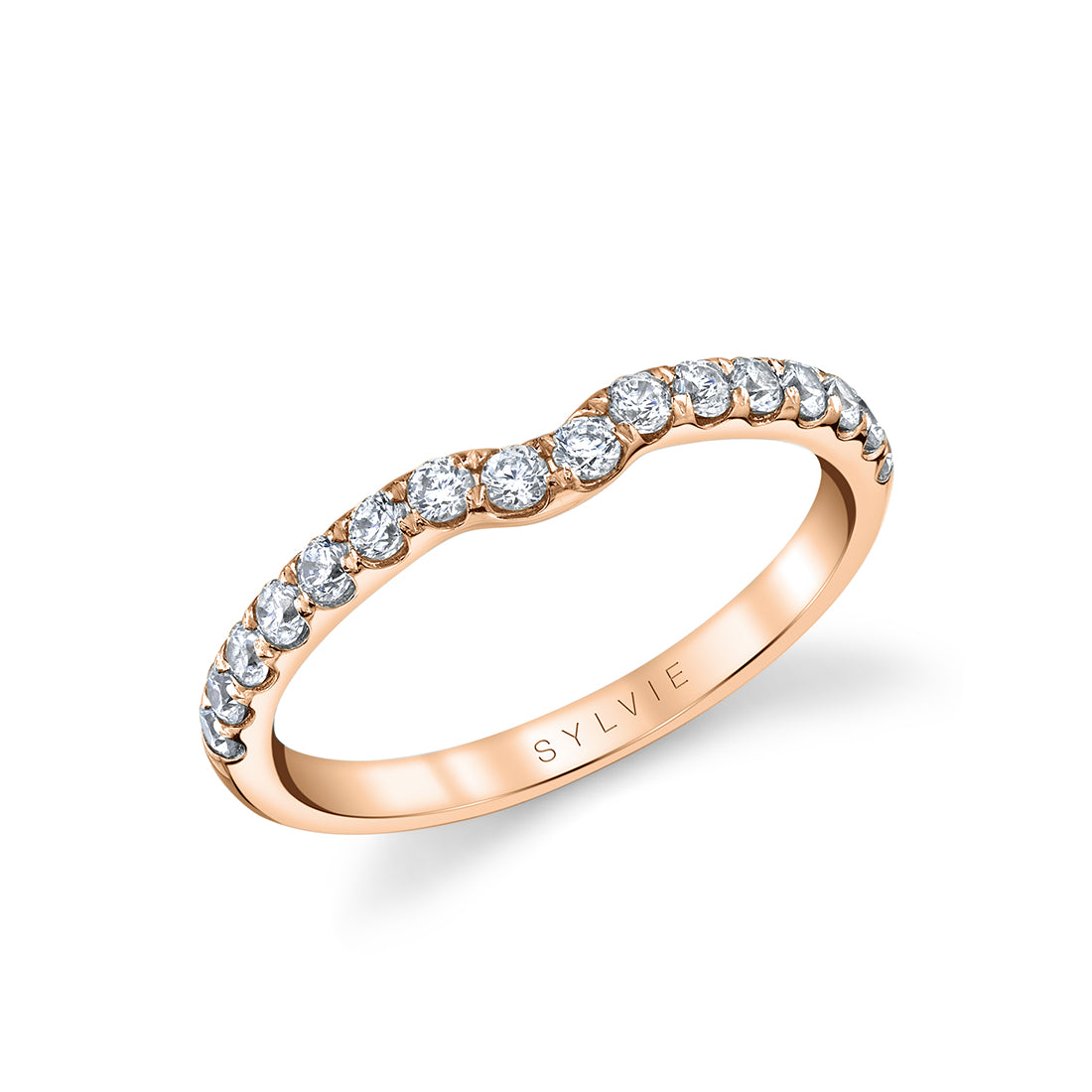 Thick Curved Wedding Band