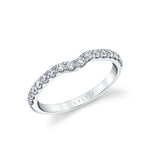 Thick Curved Wedding Band