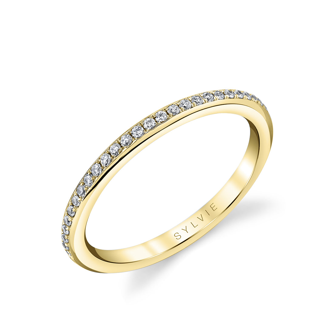Pave Wedding Band