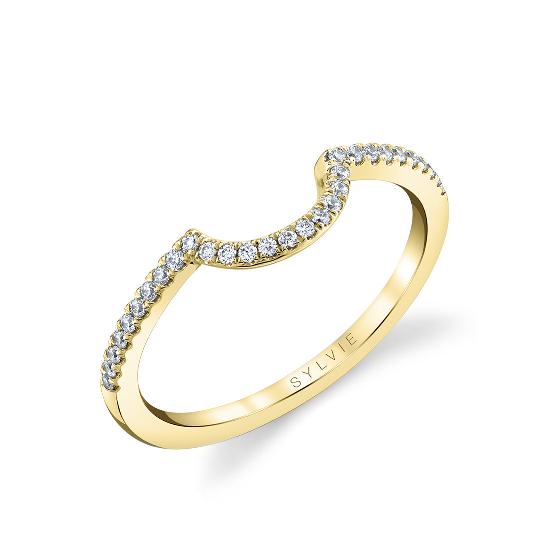 Curved Wedding Ring - Bristol