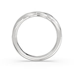 High Polish Spiral Wedding Ring