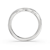 High Polish Spiral Wedding Ring