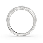 Spiral Milgrain Wedding Ring