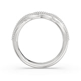 Spiral Milgrain Wedding Ring