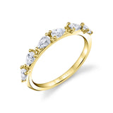 Pear Shaped Diamond Wedding Ring - Beverly