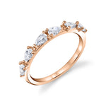 Pear Shaped Diamond Wedding Ring - Beverly
