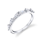 Pear Shaped Diamond Wedding Ring - Beverly