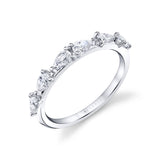Pear Shaped Diamond Wedding Ring - Beverly