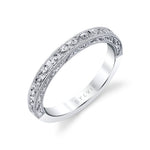 Vintage Engraved Wedding Ring - Alexa