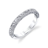 Vintage Engraved Wedding Ring - Alexa