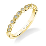 Elena - Unique Stackable Wedding Band